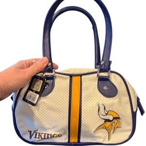Minnesota Vikings NFL Women's Purple Handbag Football Fan Gear